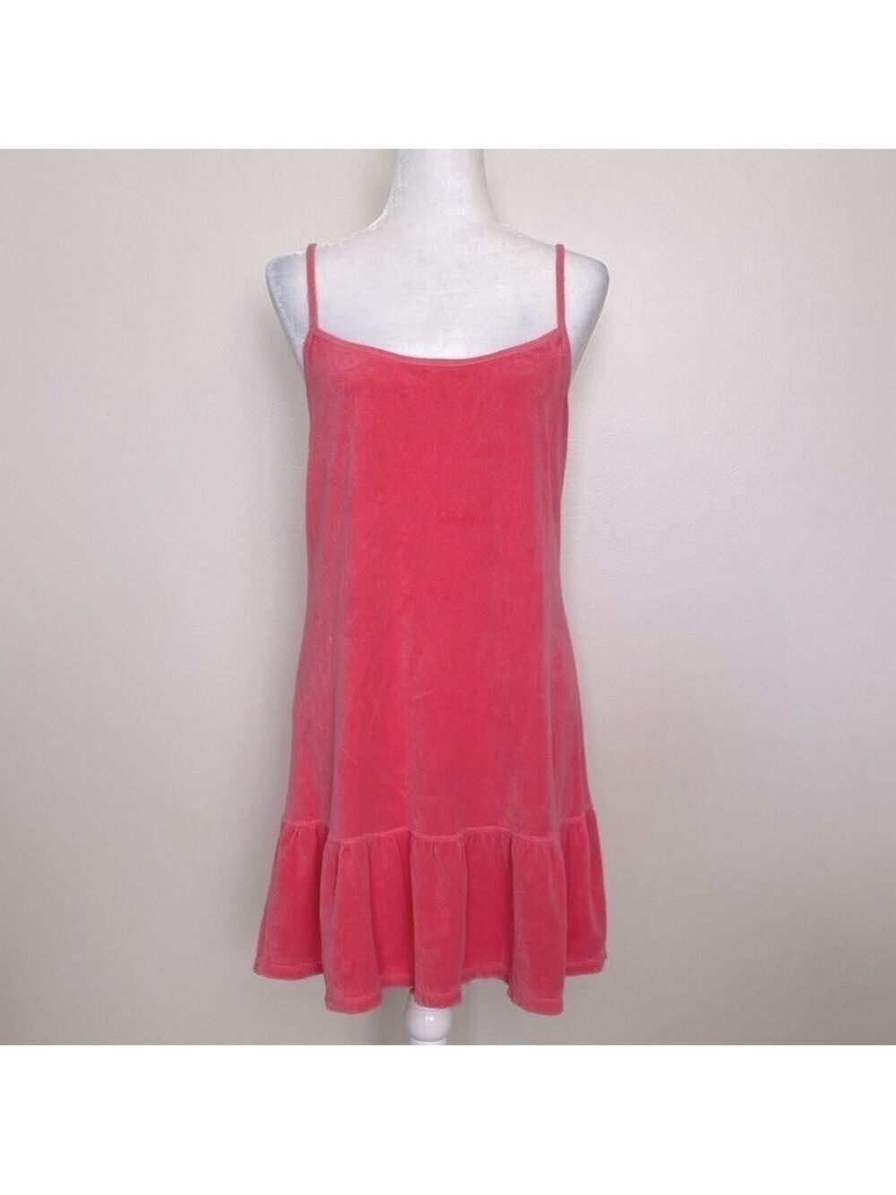 Y2K Juicy Couture pink French terry tank dress